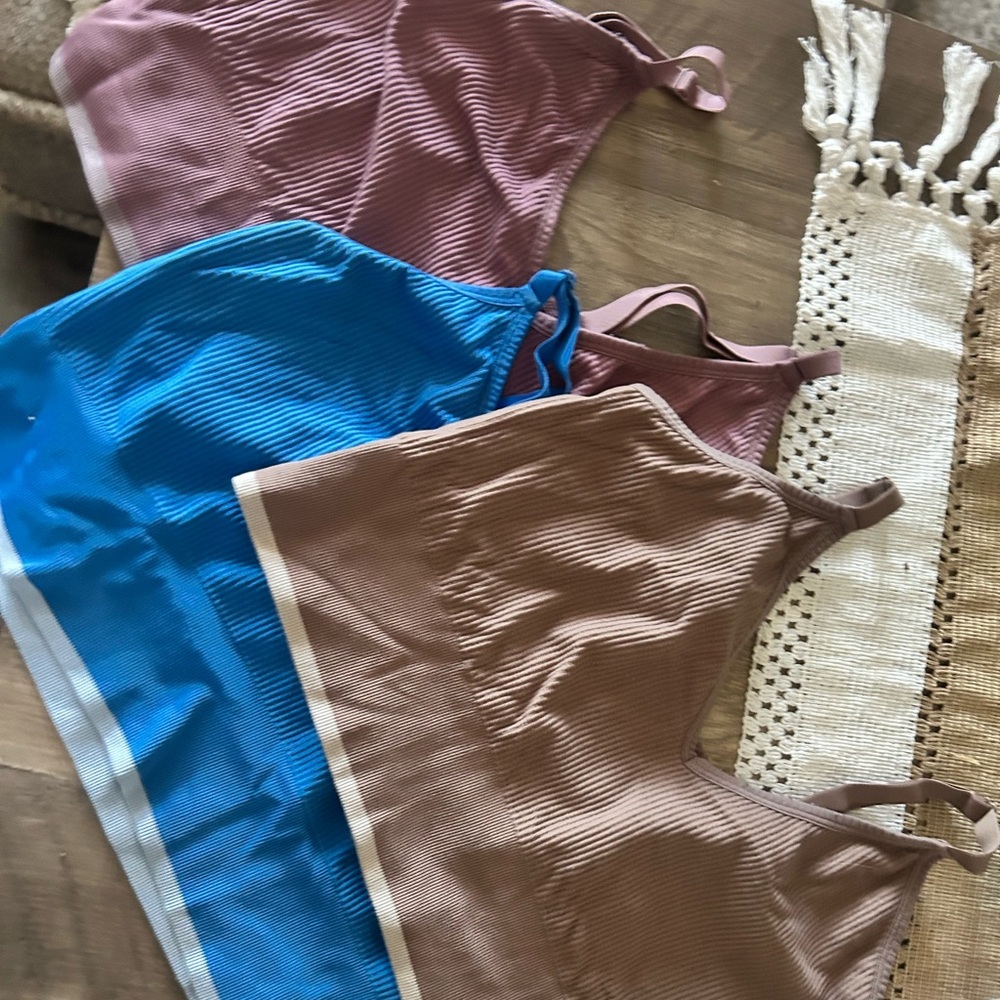 Blue and Brown Harper Wilde Bras